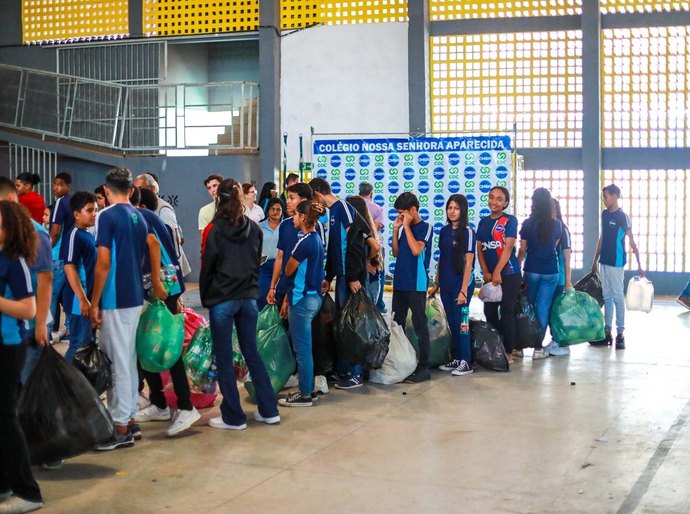 Plastitroque chega a Marechal Deodoro após retirar mais de 40 toneladas de resíduos plásticos em Alagoas