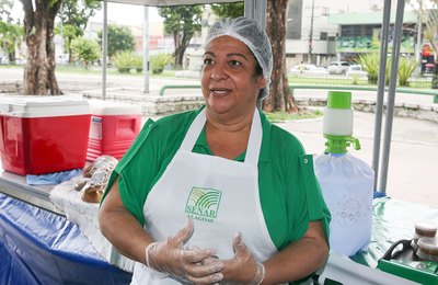 Feira agroecológica do TJAL realiza oficina de antepasto de jaca