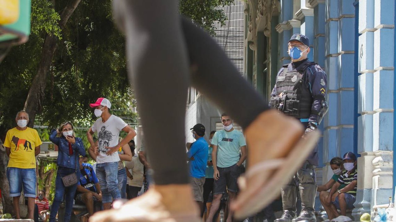 Brasileiros estão entre os que menos ficaram em casa