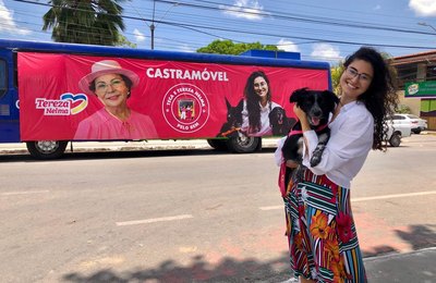 Teca Nelma: “Já são mais de 500 castrações gratuitas para os animais de Maceió” 