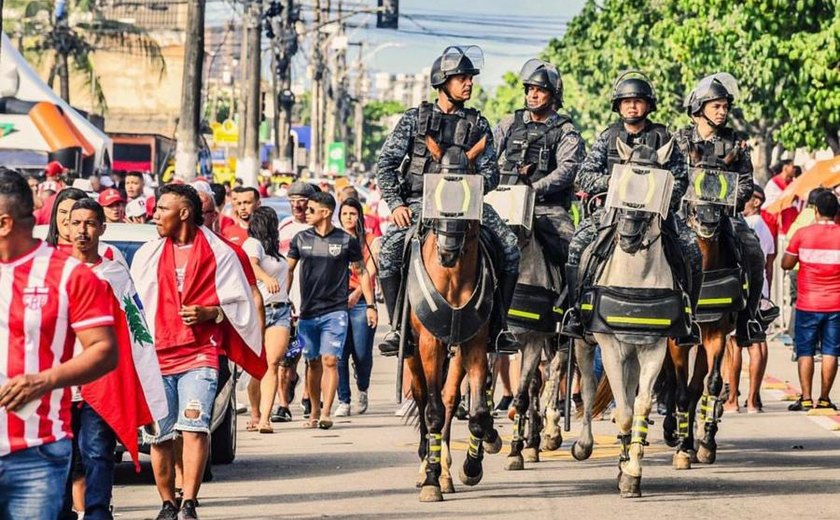 Segurança para a final do Campeonato Alagoano vai contar com 400 policiais militares