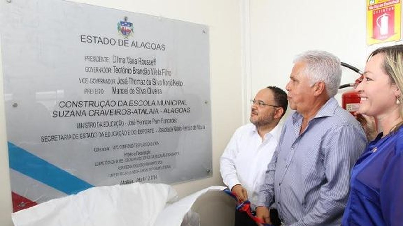 Nova escola em Atalaia vai funcionar em tempo integral