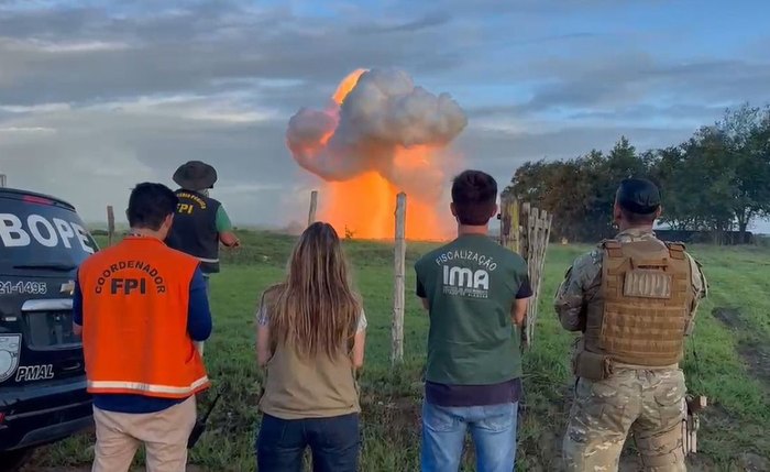 O material havia sido apreendido durante inspeção