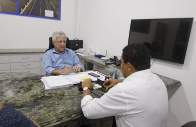 Prefeito e presidente do DER discutem importantes projetos para Palmeira dos Índios
