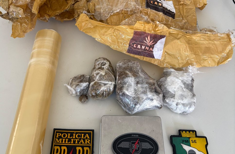 Apreensão de drogas  / Foto: PMSE