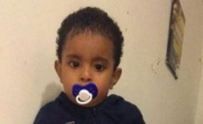 O menino Rhavy, que tinha 2 anos de idade