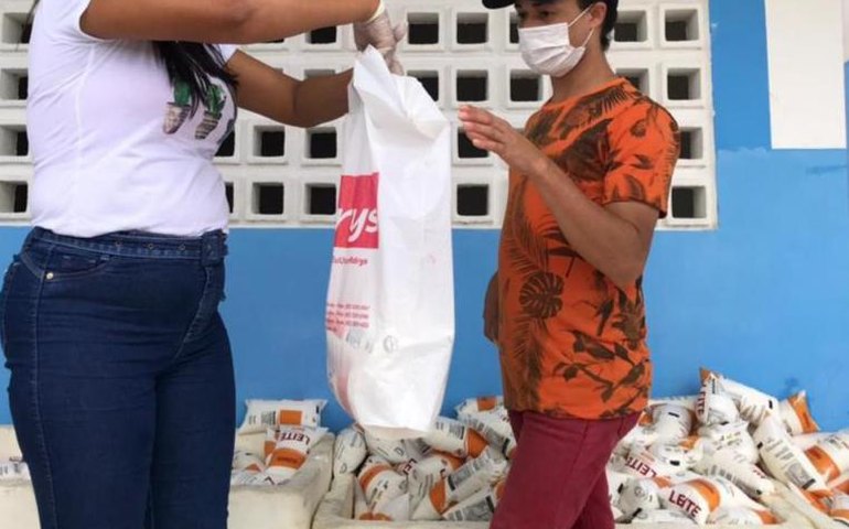 Assistência Social realiza entrega de leite para 465 famílias em Branquinha