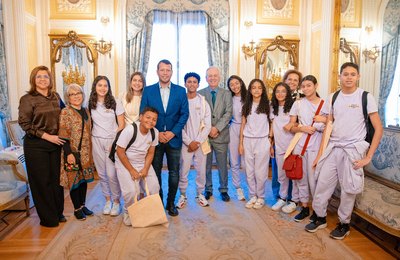 Prefeito Remi Filho se reúne com embaixador do Brasil na Espanha para apresentar projeto da Escola de Línguas