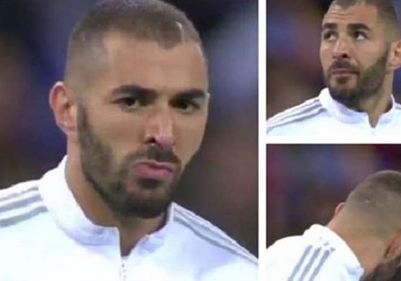 Cusparada de Benzema após Marselhesa vira polêmica na França