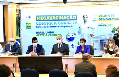 Governo Federal lança campanha “Mega Vacinação” para reforçar imunização contra Covid-19