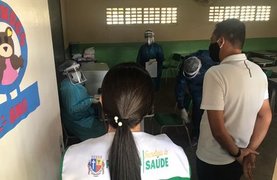 Centro de Triagem e Testagem inicia atendimentos, em Palmeira dos Índios