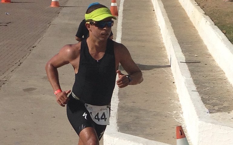 Servidor de Arapiraca é vice-campeão de triathlon