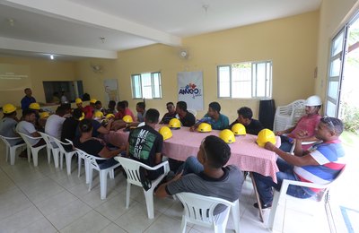 Alunos do curso de Calceteiro iniciam aulas práticas em Marechal Deodoro