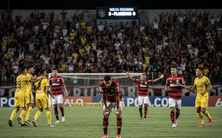 Flamengo volta a apostar em time B, joga mal e leva baile do Volta Redonda no Carioca