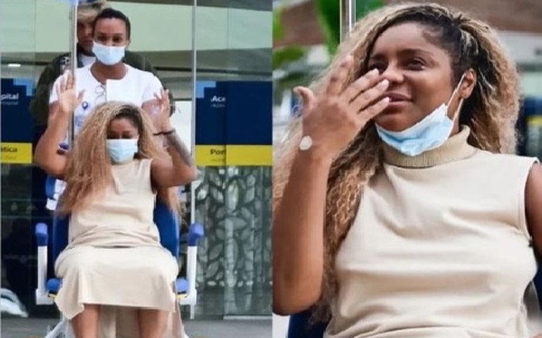 Apresentadora Cariúcha recebe alta hospitalar após cirurgia para retirar 17 miomas no útero