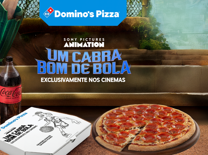 Domino’s e Sony Pictures lançam combo temático do filme “Um Cabra Bom de Bola”