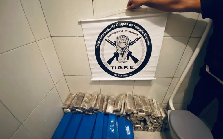 Operação em Arapiraca resulta na apreensão de 180 quilos de maconha