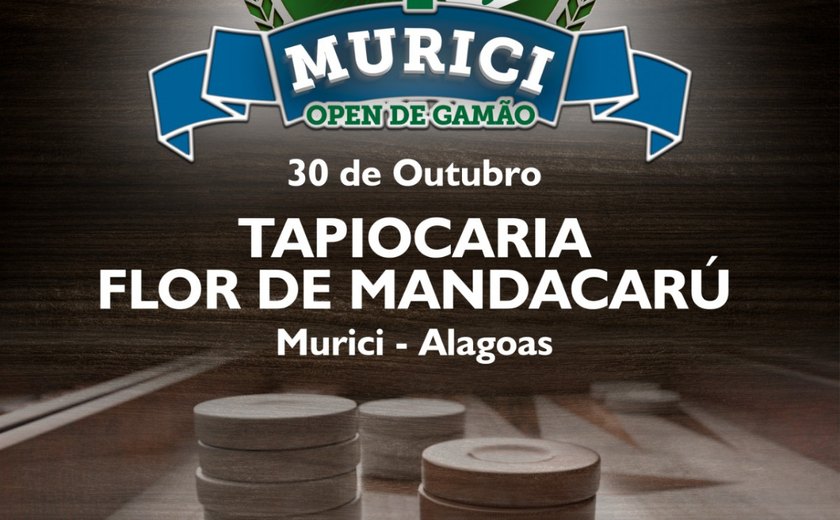 Murici Open de Gamão terá cobertura do Esporte Campeão, da TV Pajuçara