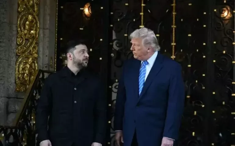 Ao lado de Zelensky, Trump diz que negociações sobre plano de paz estão no fim