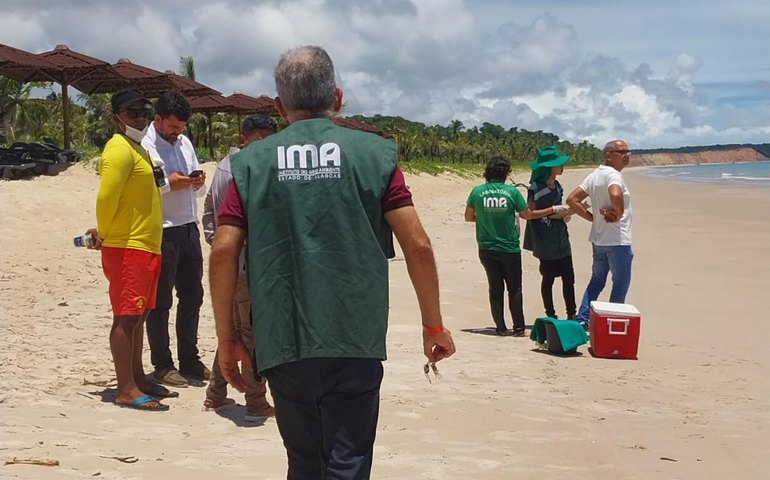 IMA investiga possível Maré Vermelha no litoral de Barra de Santo Antônio