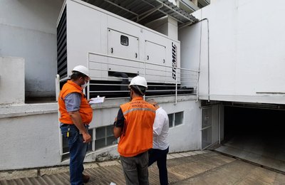 Defesa Civil de Maceió vistoria e orienta proprietários de geradores de energia