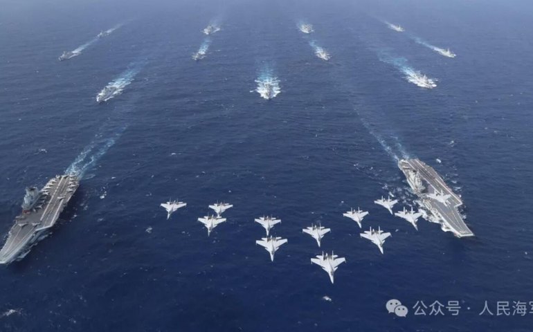 Chancelaria chinesa insta EUA a parar de minar a paz no mar do Sul da China