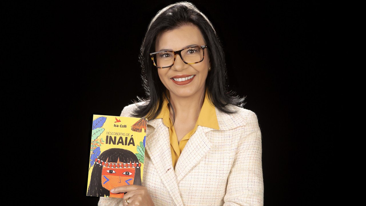 Escritora brasileira Isa Colli lança o livro ‘Descobertas de Inaiá’