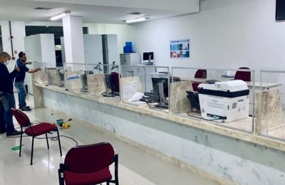 Secretaria da Fazenda implanta barreiras de proteção nos setores de atendimento