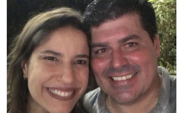 Raquel Lyra com o marido Fernando Lucena Raquel Lyra com o marido Fernando Lucena