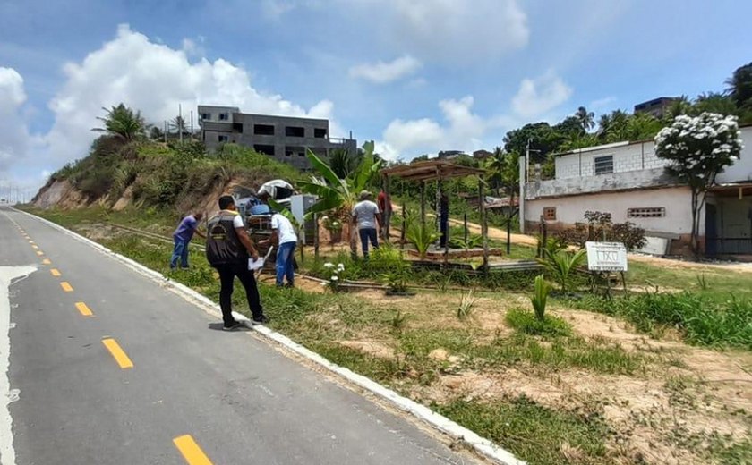 Convívio Social notifica construções irregulares em espaço público na Rota do Mar