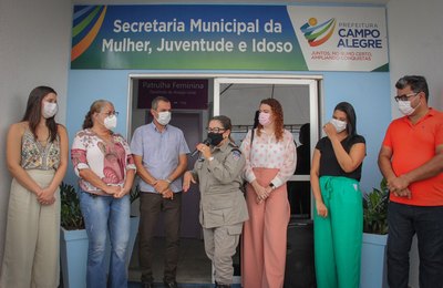 Campo Alegre inaugurou espaço da Patrulha Feminina em homenagem a primeira juíza do município 