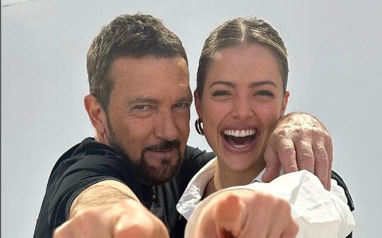 'Que honra', diz Agatha Moreira ao celebrar novo trabalho com Antonio Banderas