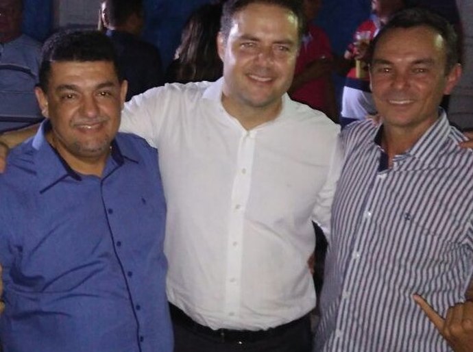 Renan Filho é recebido por Celino Rocha em festa da Padroeira de Anadia