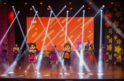 Show de bonecos dos irmãos Maria Clara e JP chega à Maceió