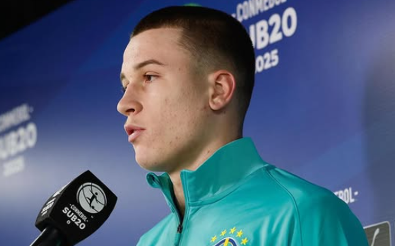 Joia do Grêmio provoca argentinos após título do sul-americano sub-20: 'O que aconteceu?'