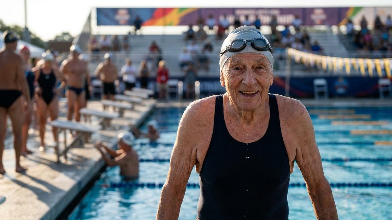 Nadador de 92 anos se destaca no Master Games Brasil Rio 2026