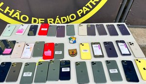Mais de trinta celulares furtados de empresa são recuperados em Aracaju