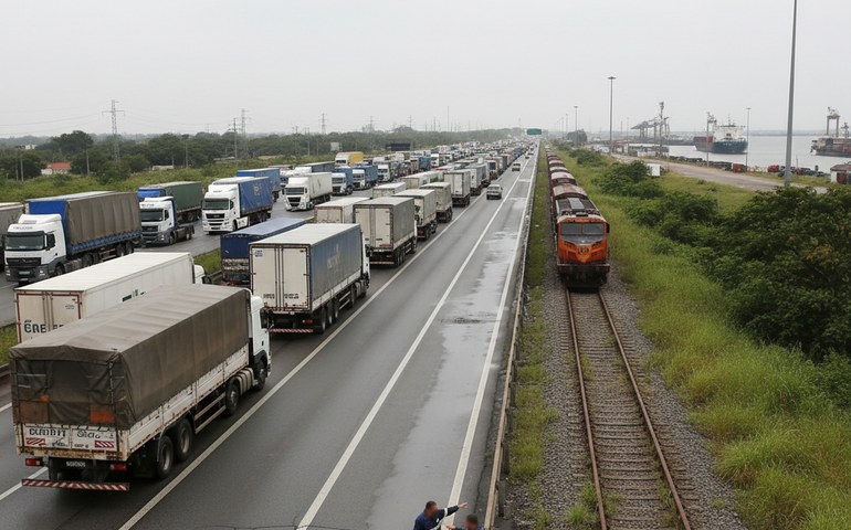 Diagnóstico do governo para transportes aponta excesso do rodoviário e falhas logísticas