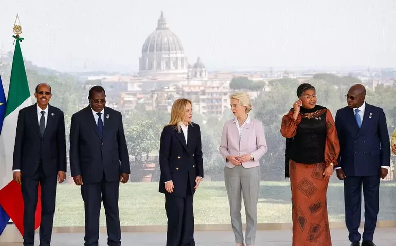 Meloni anuncia projeto para reduzir dívida de países da África