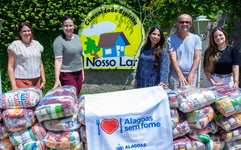 Alagoas Sem Fome: Governo doa 1 tonelada de alimentos a instituição de caridade no Vergel