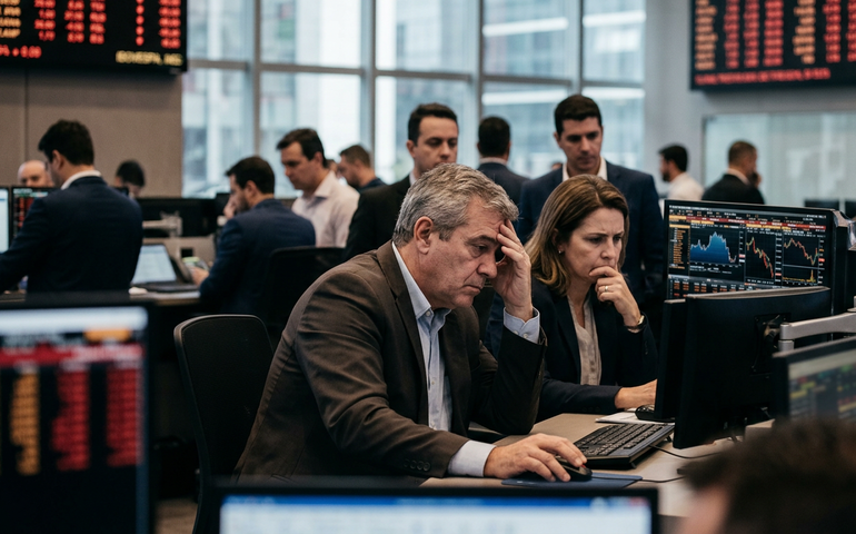 Ibovespa recua para 179 mil pontos em meio à aversão global ao risco