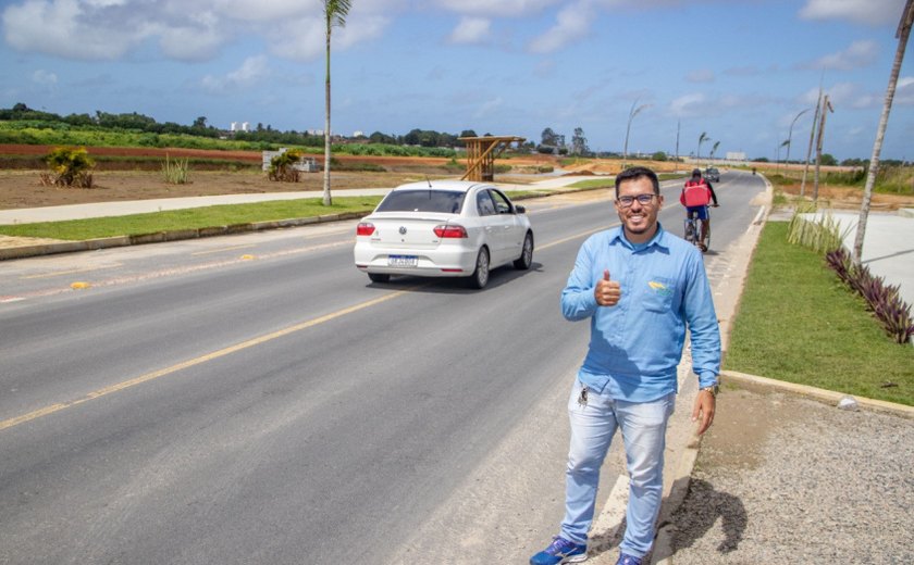 Avenida Marília Mendonça já facilita a vida de moradores no bairro Cidade Universitária