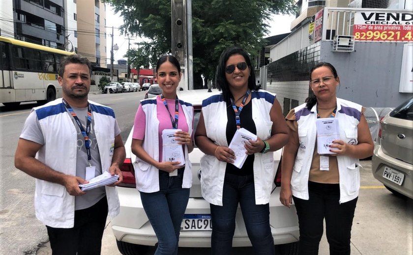 Vigilância Sanitária combate a dengue com ação educativa na parte baixa da capital