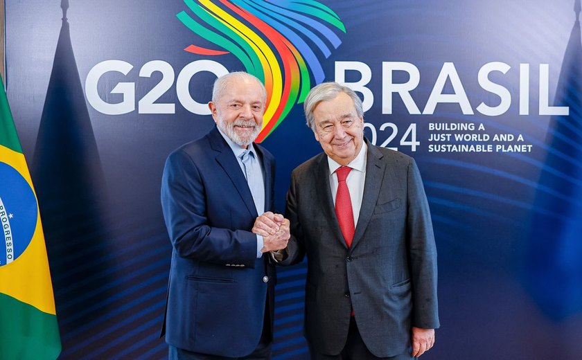 Lula encontra Guterres e defende continuidade do G20 Social