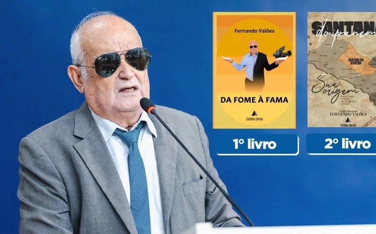 Jornalista e escritor Fernando Valões será entrevistado em live da Editora Edifika, nesta terça