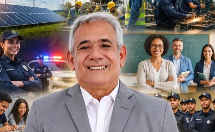 O candidato ao governo de Alagoas, Márcio Jambo, do Democratas
