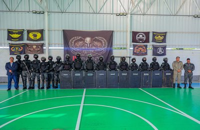 Polícia Militar forma 4ª turma do Curso de Controle de Distúrbios Civis
