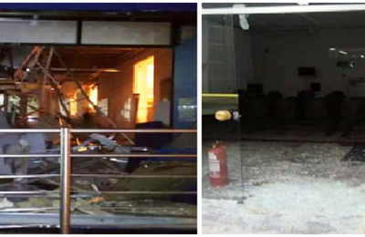 Bandidos explodem duas agência bancárias em Pão de Açúcar