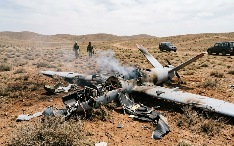 Irã derruba drone israelense em seu território