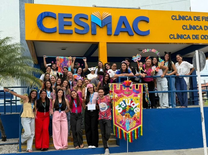 Clínica Escola de Fisioterapia do Cesmac promove bloco de carnaval e reforça cuidado humanizado na formação acadêmica